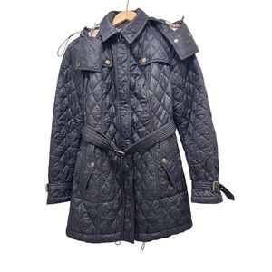 BURBERRY Finsbridge Belted Quilted Jacket